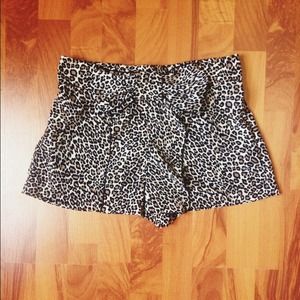 SOLD!! Cheetah shorts