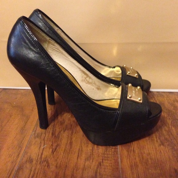 Black MK heels