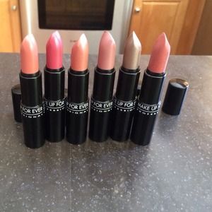 MUFE - Make Up Forever lipsticks