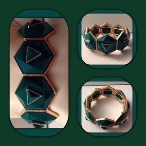 Olive Green Stretch Bracelet "NEW"
