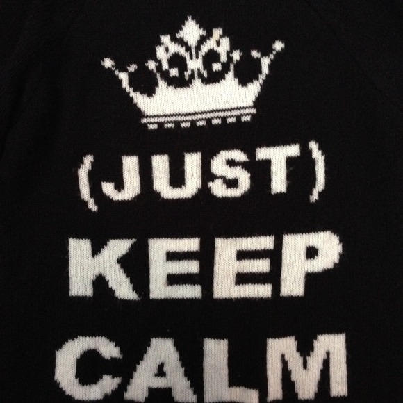 Just keep calm sweater - Picture 2 of 2