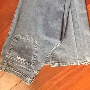 Hudson faded denim jeans. Boot cut. New