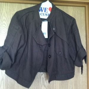 Linen Olive Green Jacket