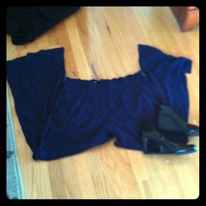 SOLD in Bundle Navy Linen (like) Wide Leg Pant!