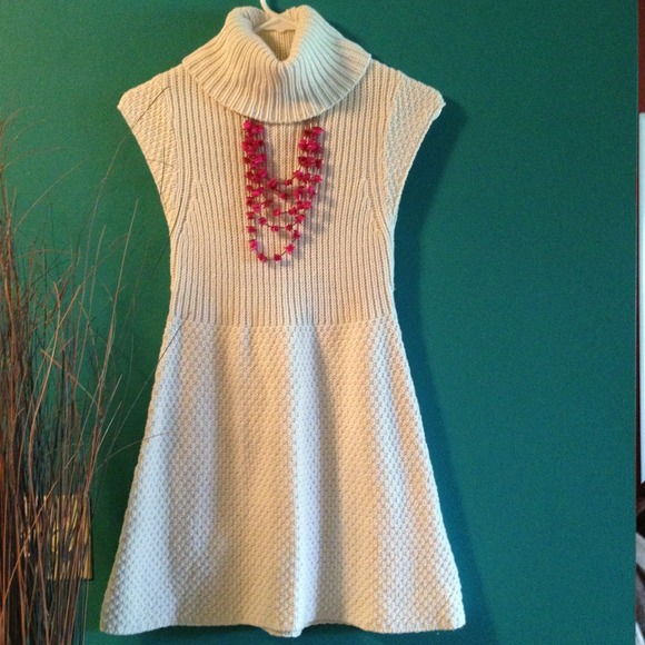 sarsaparilla Dresses & Skirts - Cream knit dress