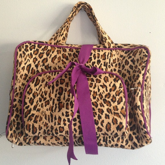 Lepard Print makeup travel bag set🐾