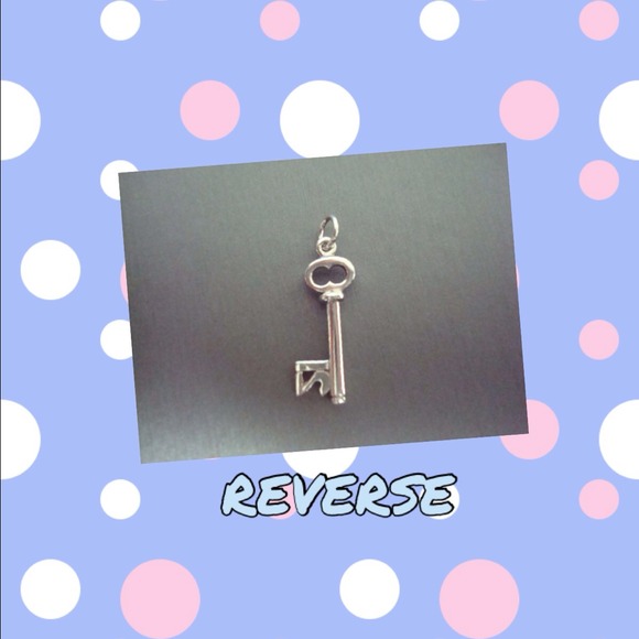 Sterling .925 1" key charm "21" - Picture 3 of 3
