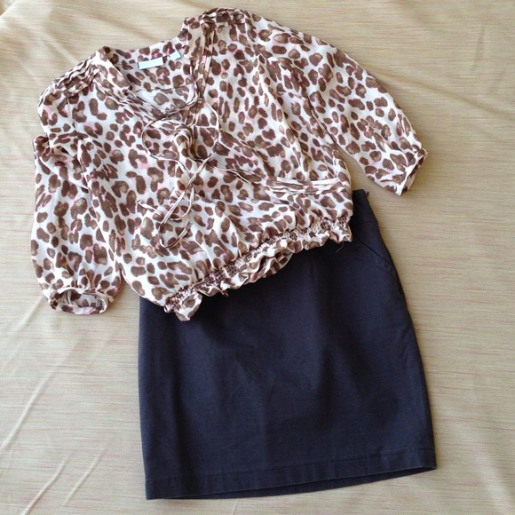 Brown Twill Skirt