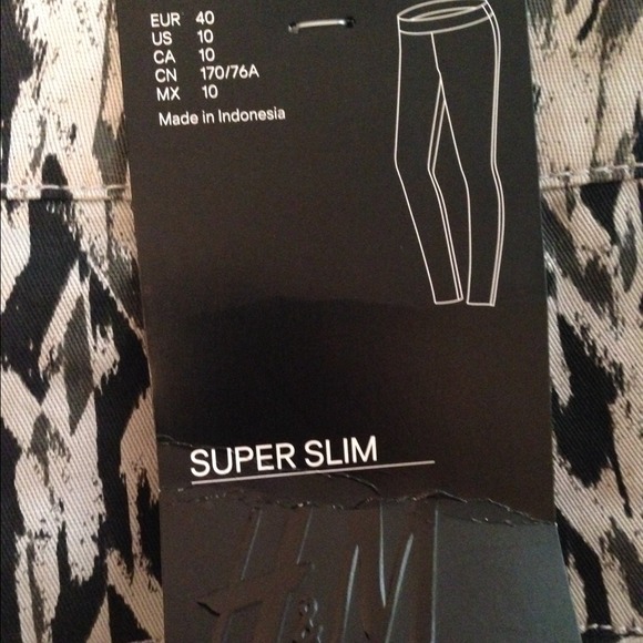 H&M patterned skinny jean leggings - Picture 4 of 4