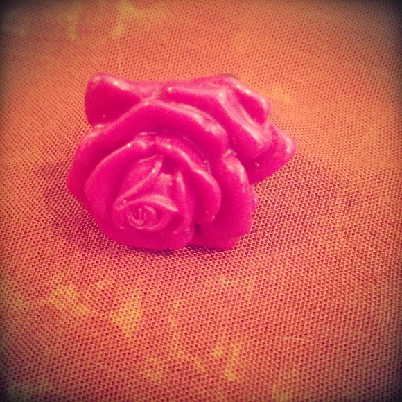 Pink rose ring 🌺