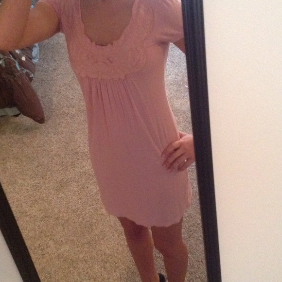 Pretty Pale Pink Soft Dress - Picture 3 of 4
