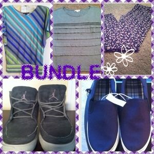 💙BUNDLE PACKAGE💙2 Shirts 1 Pair Leggings 2SHOES