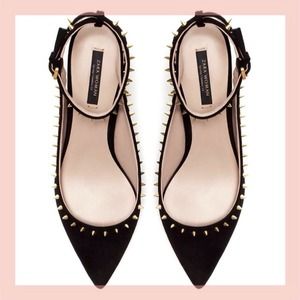 🎉Host Pick🎉Zara Woman Studded Ankle Strap Heels