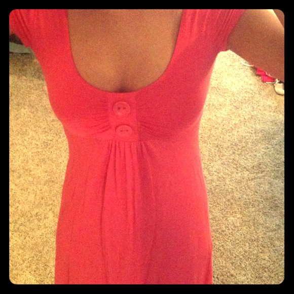 Adorable Pink Button Dress - Picture 1 of 4