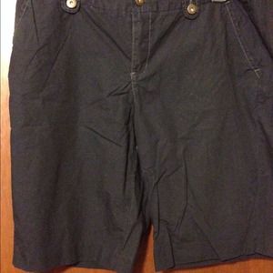 Converse one star 100% cotton navy blue shorts.