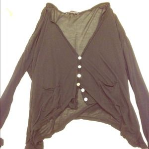 ❌TRADED❌‼️brandy melville black cardigan