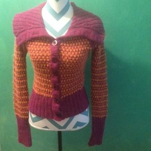 Warm FREE PEOPLE sweater! 28% ALPACA FUR!