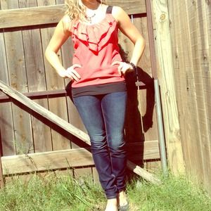 Coral tank from Maurices!