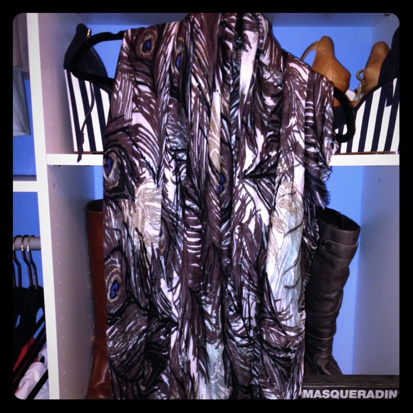 Rachel Zoe peacock scarf
