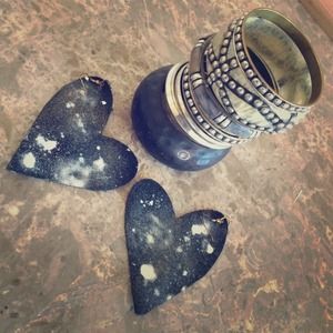 Bangles and earrings