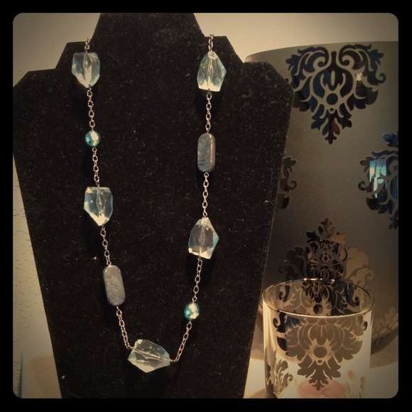 Lia Sophia retired Blue Ice necklace