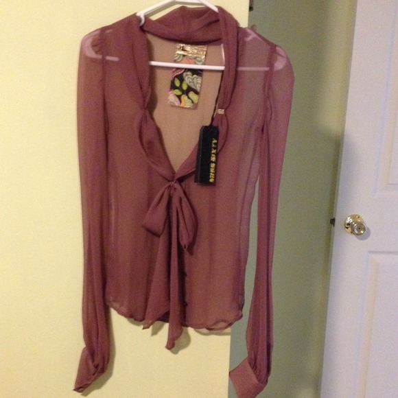 Brand new Miss Sixty sheer blouse XS