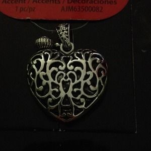 Sterling heart pendant