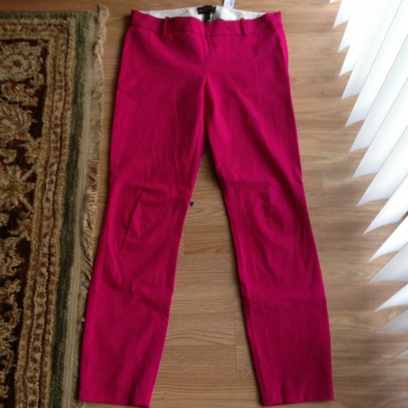 J. Crew Pants - Hot pink jcrew Minnie pants