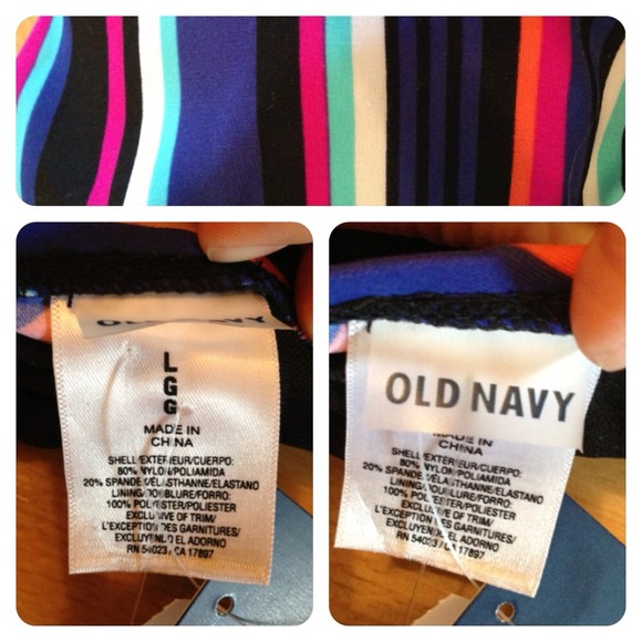 🚫Sold🚫Old Navy sz L triangle bikini top. NWT! - Picture 3 of 4