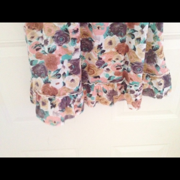 Floral Cutout Bustier Collar Dress - Picture 3 of 3