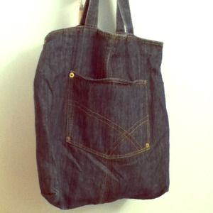 Denim tote