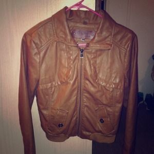 Caramel Leather Jacket