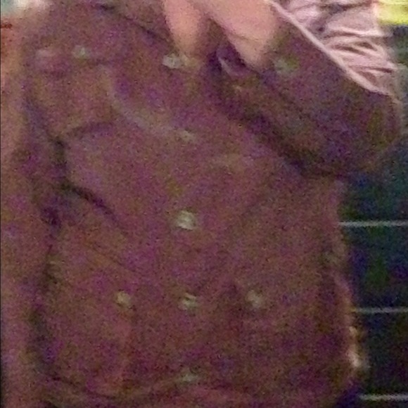 Brown Military Style Jacket - Picture 2 of 3