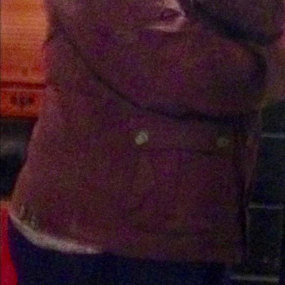 Brown Military Style Jacket - Picture 3 of 3