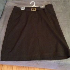 The Limited - Brown skirt with built in belt.
