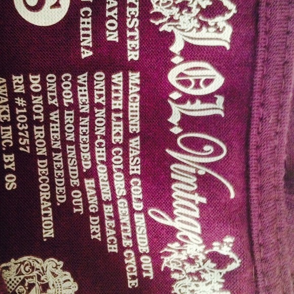 Purple sequin top - Picture 2 of 2