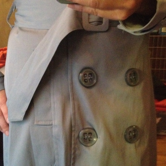 Light blue trench coat - Picture 2 of 3
