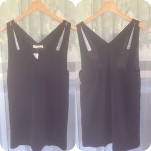 NWT Split Strap Little Black Dress
