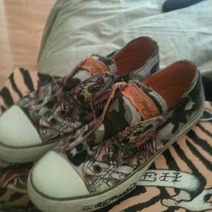 Ed Hardy ladies sneakers*free sandals included!