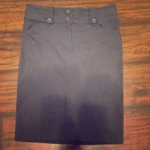 Chic Gray Papaya Pencil Skirt!
