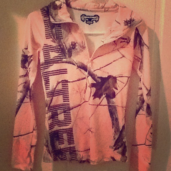 Pink camo hoodie