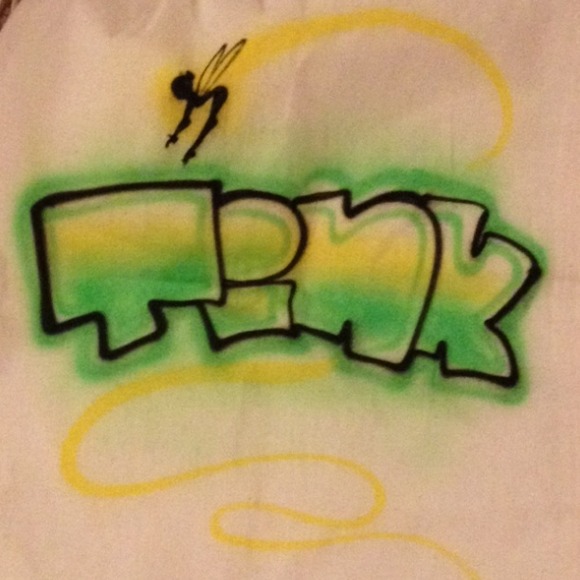 Drawstring Tinkerbell bag - Picture 2 of 2