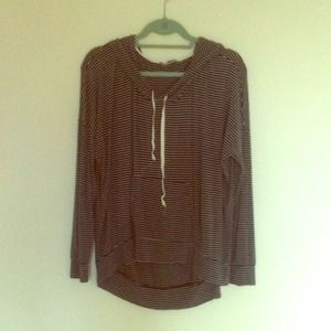 Brandy melville striped Bettina hoodie