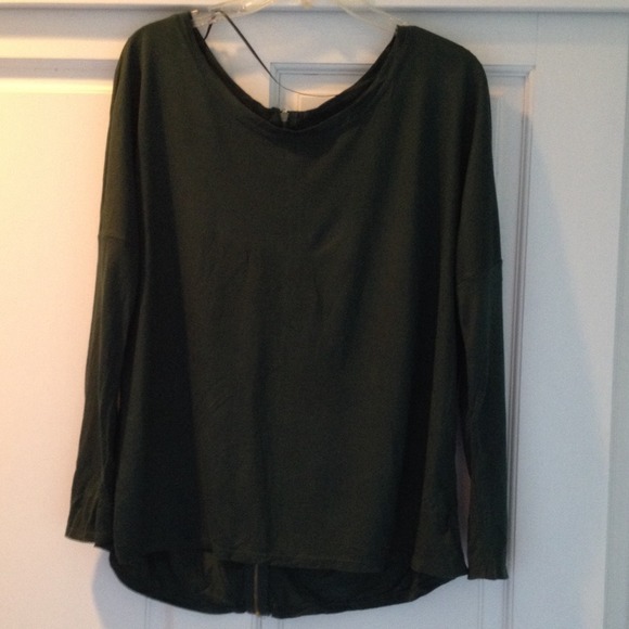 Emerald green Zara shirt