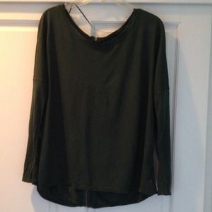 Emerald green Zara shirt