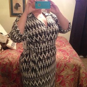 Patterned fall dress