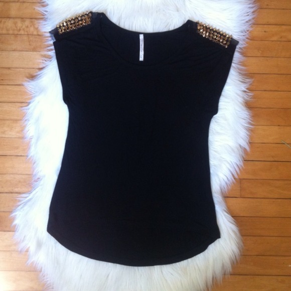 Black Spiked Top
