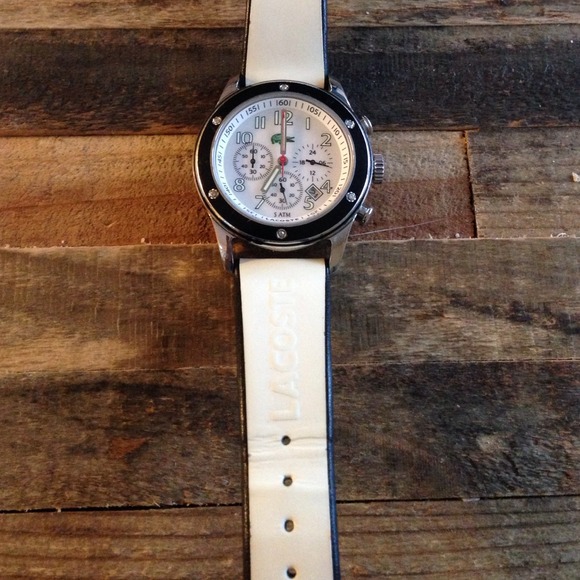 Authentic White Lacoste Watch