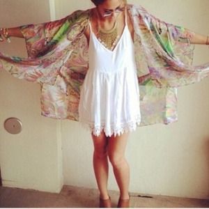 LF Water color kimono