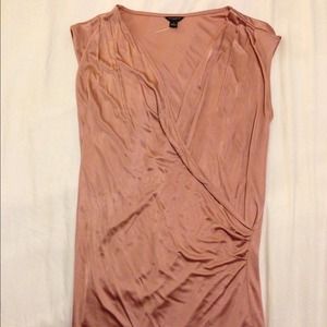 ❌NWOT Pale Pink Sleeveless Drapey Shirt $25